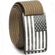 Grip6 Standard USA Grey Flag Buckle w/Brown Strap, OS, SB-USA-GML-MS-CUB-1.5-OS
