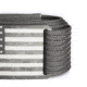 Grip6 Standard USA Grey Flag Buckle w/Grey Strap, 40, SB-USA-GML-MS-JET-1.5-40