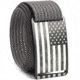 Grip6 Standard USA Grey Flag Buckle w/Grey Strap, 40, SB-USA-GML-MS-JET-1.5-40