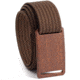 Grip6 Standard Walnut Wood Buckle w/Khaki Strap, 44, SB-WALNUT-LS-KHA-1.5-44