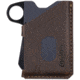 Grip6 Wallet Blue Steel w/Brown Leather Sleeve w/Loop, WLT-BST-LP-BRNL