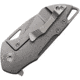Grissom Knife &amp; Tool Riverstone SW Folding Knife, 4in Closed, 2.75in Stonewash Bohler M390 Stainless Blade, Stonewash Titanium Handle, RIVERSTONE SW
