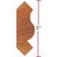 Grizzly Industrial 2-1/2in. Crown Moulding - 1in. Bore C2210