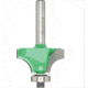 Grizzly Industrial 3/8in.r Roundover Bit, 1/4in. Shank C1179