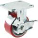 Grizzly Industrial 4in. Heavy-Duty Fixed Caster w/ Brake, G8168