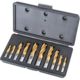 Grizzly Industrial HSS TiN Coated 2 and 4 Flute End Mills, 10 pc. Set, G9763