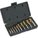 Grizzly Industrial HSS TiN Coated 4 Flute End Mills, 10 pc. Set G9762