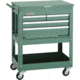 Grizzly Industrial Rolling Tool Cart w/ 4 Drawer Tool Chest H7728