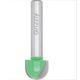 Grizzly Industrial Roundnose Bit, 1/4in. Shank, 1/2in. Cutter Dia., C1056