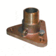 GROCO Bronze NPS to NPT Flange Adapter 1" 74231