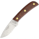 Grohmann Mini Skinner Fixed Blade Knife, 2.75in, Brown, Wood Handle GR104SF