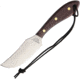 Grohmann Short Blade Skinner Fixed Blade Knife, 3.75in, Brown, Wood Handle GR103S