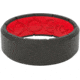 Groove Life Edge Silicone Ring, Black/Red, 09, 32691