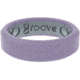 Groove Life Edge Thin Hydrangea Silicone Ring, Purple, 05, 52261
