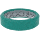 Groove Life Edge Thin Laguna Silicone Ring, Teal, 05, 51783