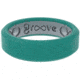 Groove Life Edge Thin Laguna Silicone Ring, Teal, 05, 51783