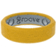 Groove Life Edge Thin Marigold Silicone Ring, Gold, 06, 52346