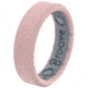 Groove Life Edge Thin Rose Quartz Silicone Ring, Pink, 08, 52506