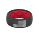 Groove Life Original - America Silicone Ring, White Fill, Midnight Black/Red, 13 TGV-RNG-OR-AM-BRW- 13
