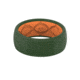 Groove Life Original - America Silicone Ring, No Fill, Moss Green/Orange/Green, 7 TGV-RNG-OR-AM-GRO-NF-07