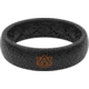 Groove Life Thin Auburn Color Logo Silicone Ring, Black, 06, 58126