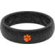 Groove Life Thin Clemson Color Logo Silicone Ring, Black, 07, 57501