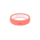 Groove Life Thin Silicone Ring, Coral/White/Pink, 4, 99885