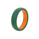 Groove Life Thin Silicone Ring, Moss Green/Orange, 4 TGV-RNG-TN-MGR-ORG-04