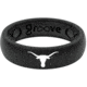 Groove Life Thin Texas White Logo Silicone Ring, Black/White, 10, 51585
