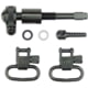 GrovTec US Remington Rifle Locking Swivel Set, Remington 742 BDL, Black, GTSW15