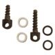 GrovTec US Swivel Studs, One 1/2in wood screw, 3/4in wood screw, Black, GTHM50
