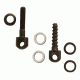 GrovTec US 0.875in Machine Screw &amp; Nut and 0.75in Wood Screw, Black, GTHM47