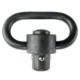 GrovTec US Heavy Duty Push Button Swivel Single Pack, Black Manganese, 1.25in, GTSW106