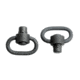 GrovTec US Heavy Duty Push Button Swivels, Black, 1in, GTSW105