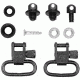 GrovTec US Shotgun Locking Swivel Set, For Ithaca Mag 10, Black, GTSW11