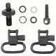 GrovTec US Shotgun Locking Swivel Set, For Mossberg 500, 12 Gauge, Black, GTSW37