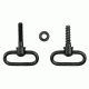 GrovTec US Non-Detachable Locking Swivel Set, 1in Loop, Machine Screw Forend, Black, GTSW76