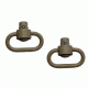 GrovTec US Heavy Duty Push Button Swivel Set, Cerakote, Flat Dark Earth, GTSW253