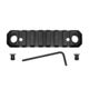 GrovTec US KeyMod Picatinny Rail, 3.1in, 5 Slot, Black, GTSW231
