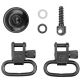 GrovTec US Shotgun Locking Swivel Set, Remington 870 12ga., Black, GTSW35