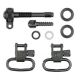 GrovTec US Remington Rifle Locking Swivel Set, Remington 742 ADL, Black, GTSW17