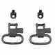 GrovTec US Remington Nylon .22 Rifle Locking Swivel Set, Black, GTSW21