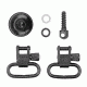GrovTec US Shotgun Locking Swivel Set, Side-by-Side Double Barrel, Black, GTSW30