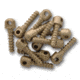 GrovTec US Wood Screw, .5 inch, Bulk, Nickel GRV032352