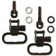 GrovTec US Wood Screw Forend Locking Swivel Set, 1in, Black, GTSW23