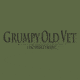 Grunt Style Grumpy Old Vet Hoodie - Mens, Military Green, Large, GS4803-L