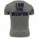 Grunt Style I Am The Weapon Tee Shirt - Men's, Deep Heather, 2XL GS1861-2XL