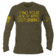 Grunt Style Lack of Ammo Long Sleeve T-Shirt - Mens, Military Green, 2XL, GS4244-2XL