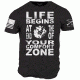 Grunt Style Men's Life Begins Tee Shirt, XL GS482-XL