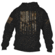 Grunt Style Realtree Edge Rifle Flag Hoodie - Mens, Black, Small, GS3652-S